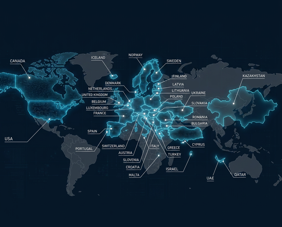Global markets where Nikolaev Team runs Google Ads campaigns